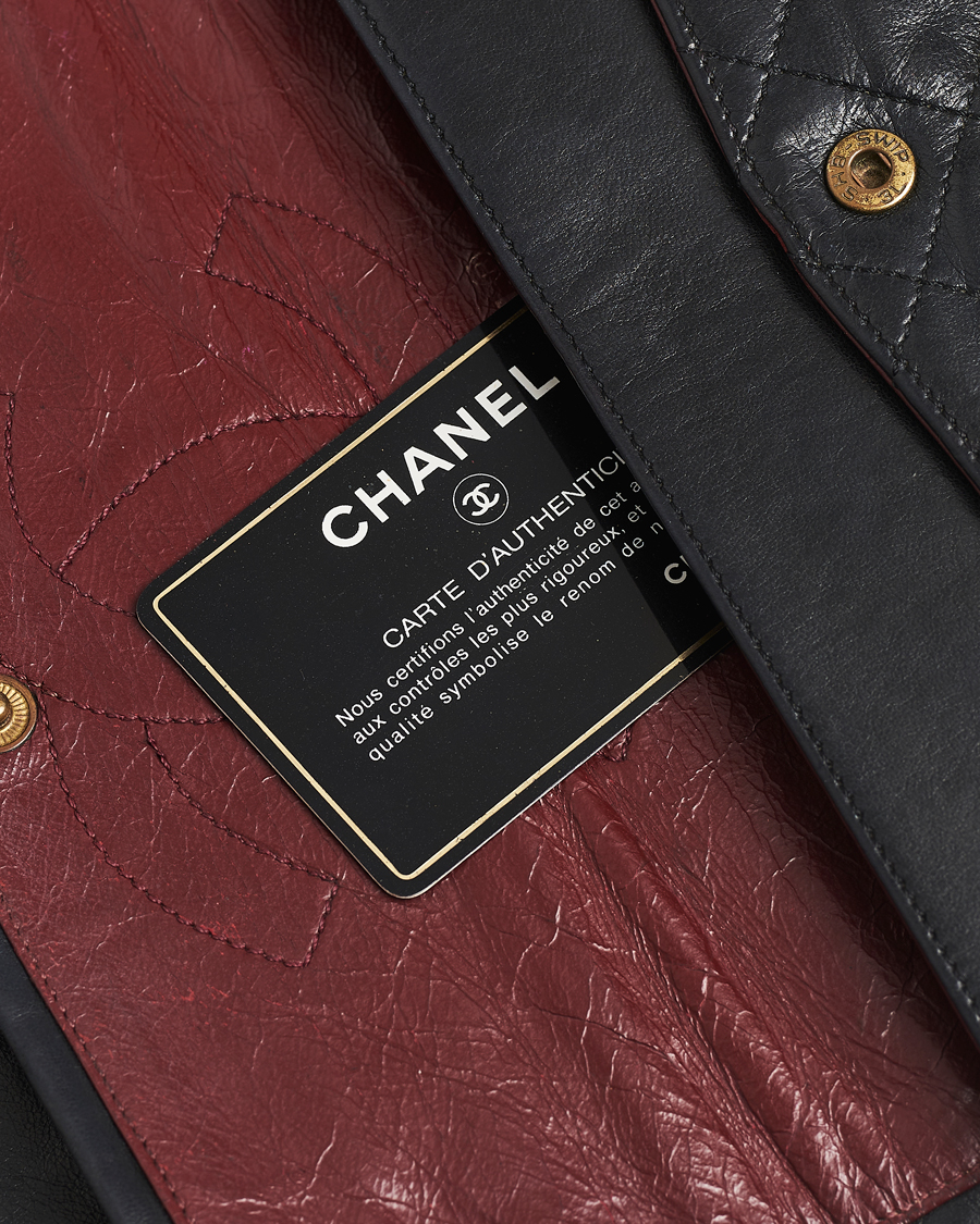 Herren | Chanel Pre-Owned Classic Medium Double Flap Bag Black | Chanel Pre-Owned | Classic Medium Double Flap Bag Black