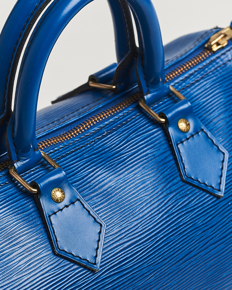Herren | Pre-Owned & Vintage Bags | Louis Vuitton Pre-Owned | Speedy 25 Handbag Epi Leather Blue