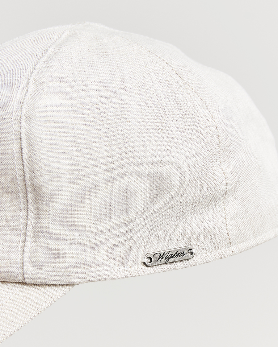 Herren | Hüte & Mützen | Wigéns | Baseball Linen Cap Light Beige