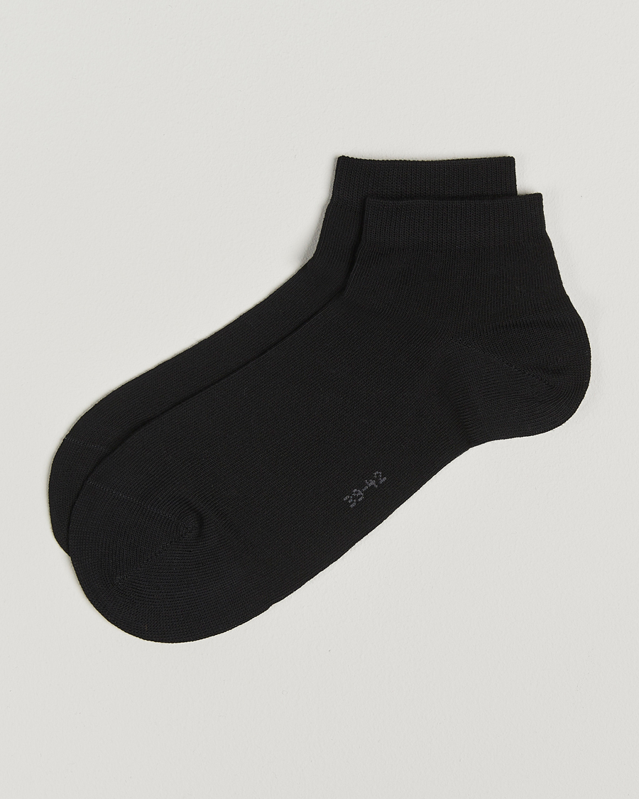Herren | Unterwäsche | Falke | Happy 2-Pack Cotton Sneaker Socks Black