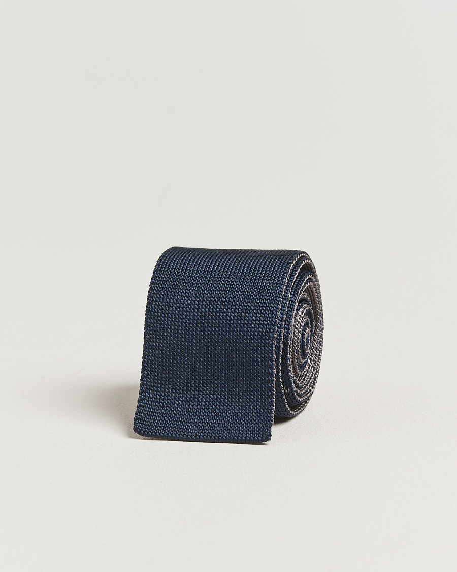 Herren | Krawatten | Thom Browne | Jacquard Knit Tie Navy