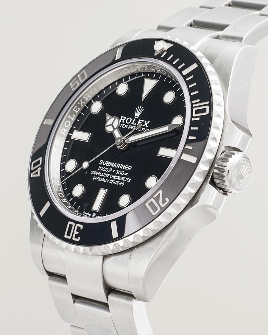 Herren | Rolex Pre-Owned Submariner 124060 Oyster Perpetual Steel Black | Rolex Pre-Owned | Submariner 124060 Oyster Perpetual Steel Black