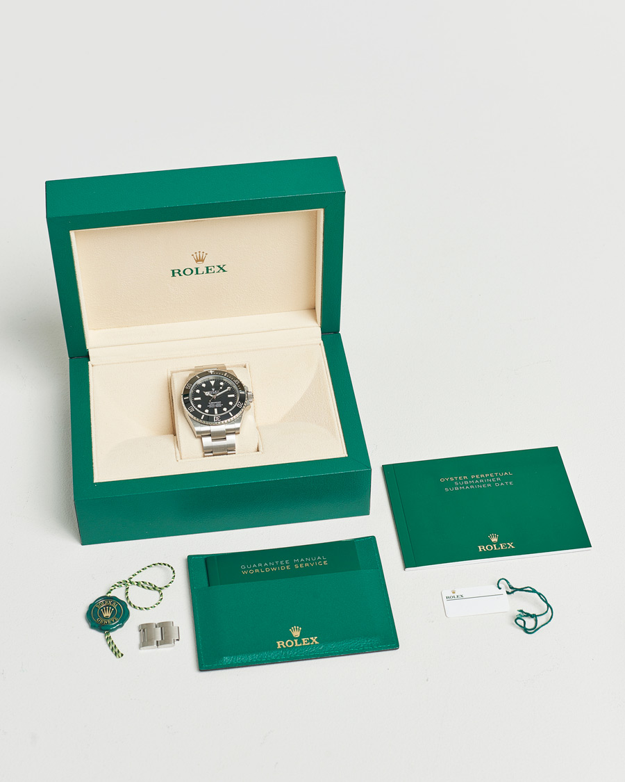 Herren | Rolex Pre-Owned Submariner 124060 Oyster Perpetual Steel Black | Rolex Pre-Owned | Submariner 124060 Oyster Perpetual Steel Black