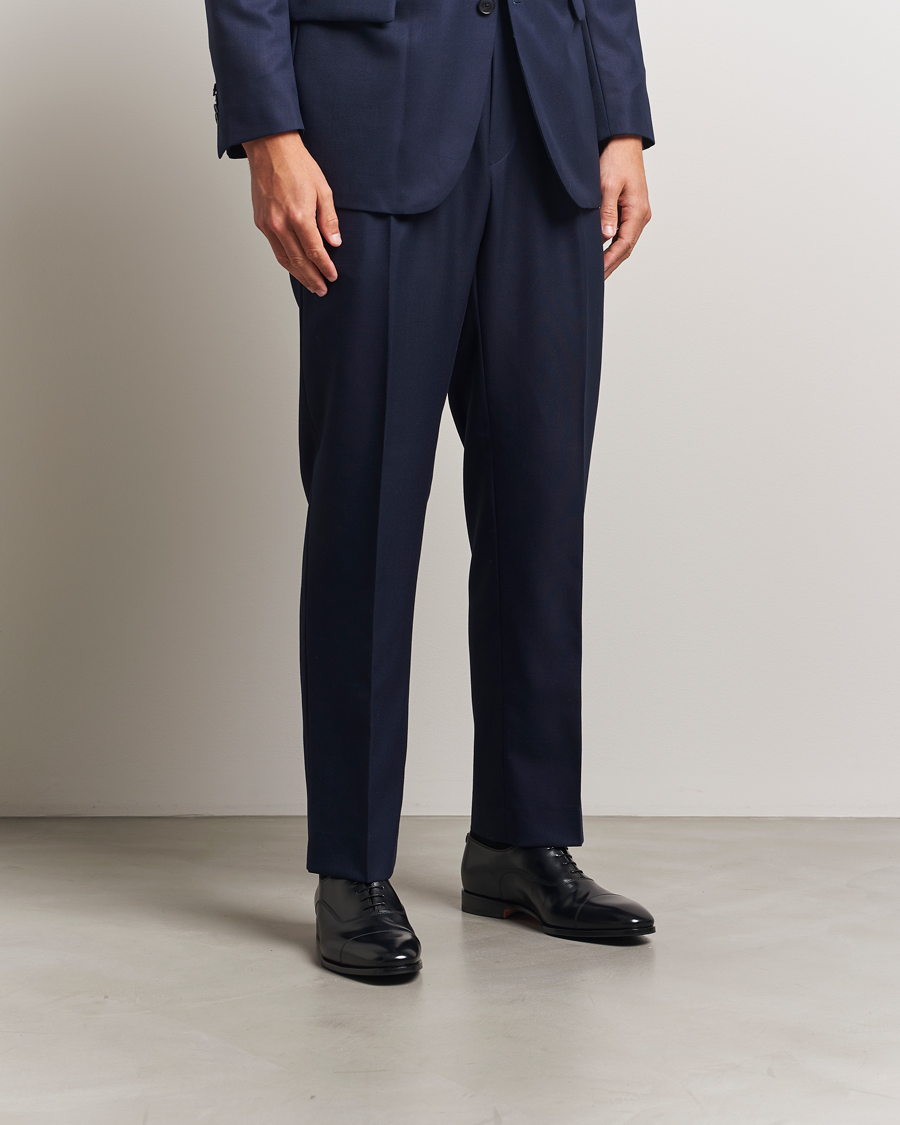 Herren | Oxford | Santoni | Adrian Oxford Black Calf