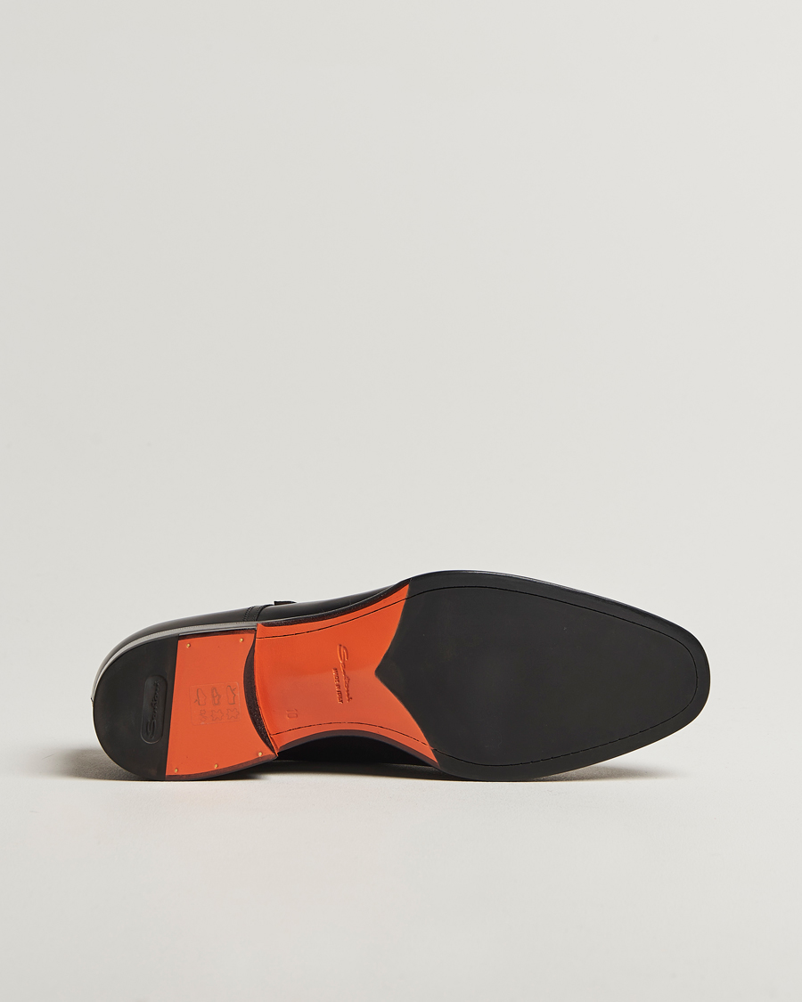 Herren | Monkstrap | Santoni | Adrian Double Monk Black Calf