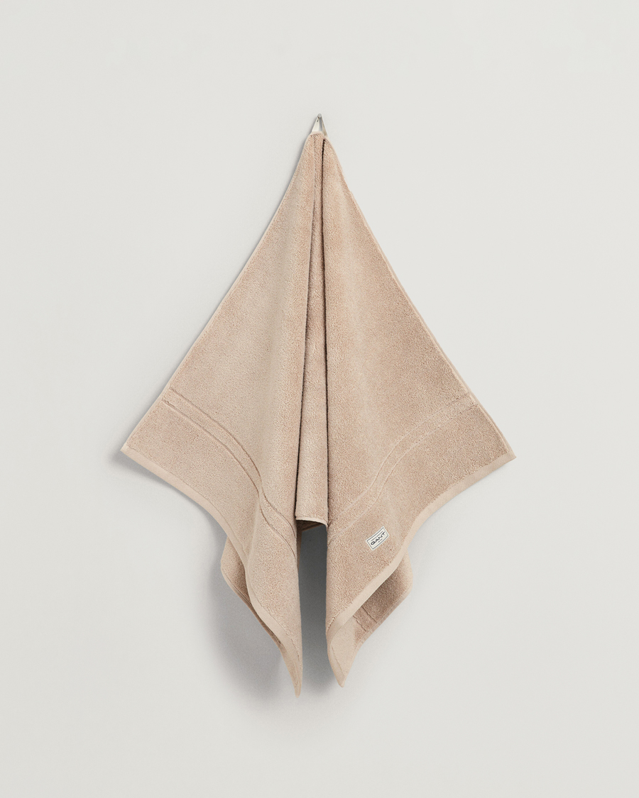 Herren | GANT 4-Pack Premium Towel Silver Sand | GANT | 4-Pack Premium Towel Silver Sand