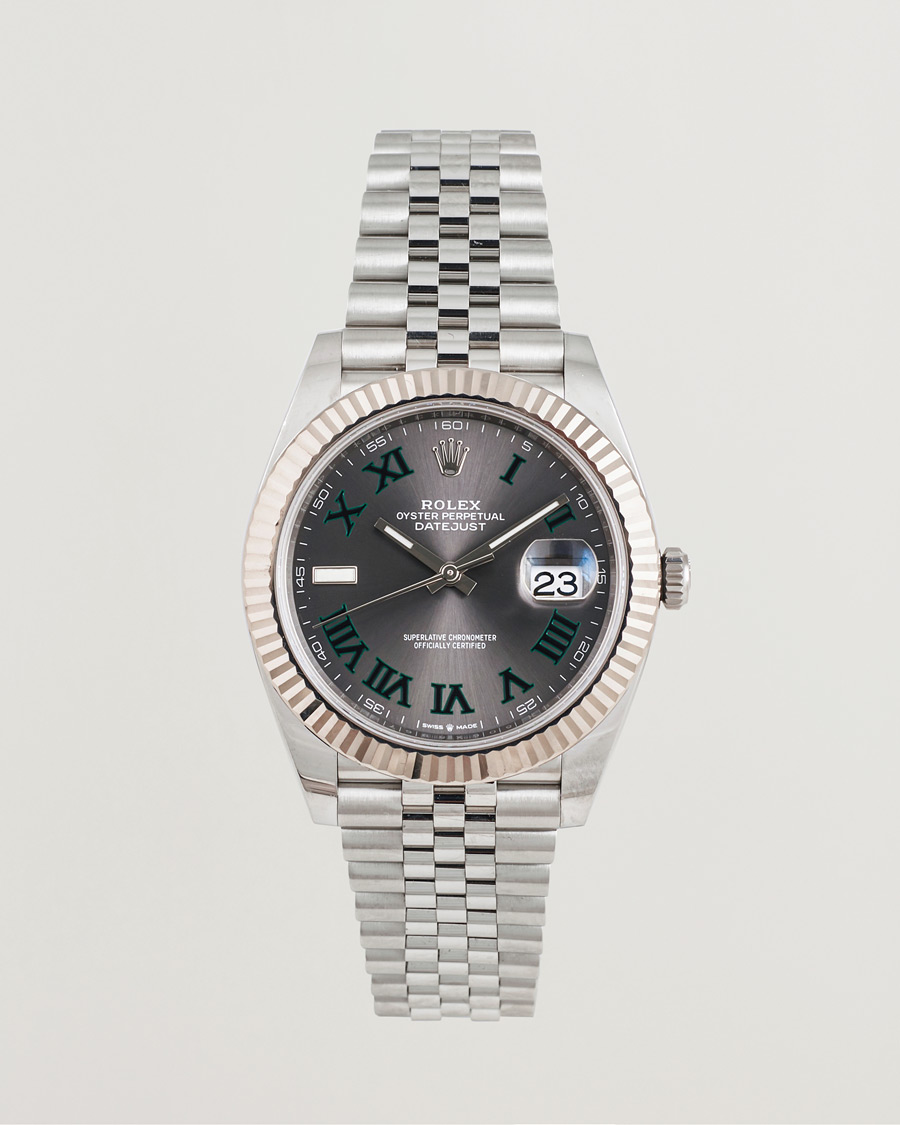 Herren | Rolex Pre-Owned Datejust 41mm Wimbledon | Rolex Pre-Owned | Datejust 41mm Wimbledon