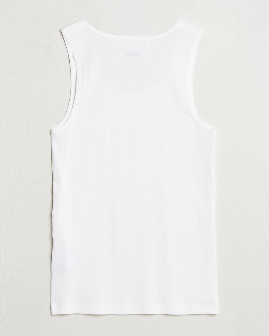 Herren | T-Shirts | BOSS BLACK | 3-Pack Ribbed Tank Top White