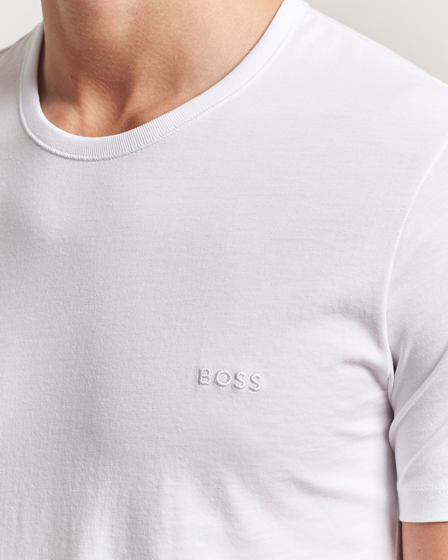 Herren | T-Shirts | BOSS BLACK | 3-Pack Crew Neck T-Shirt White