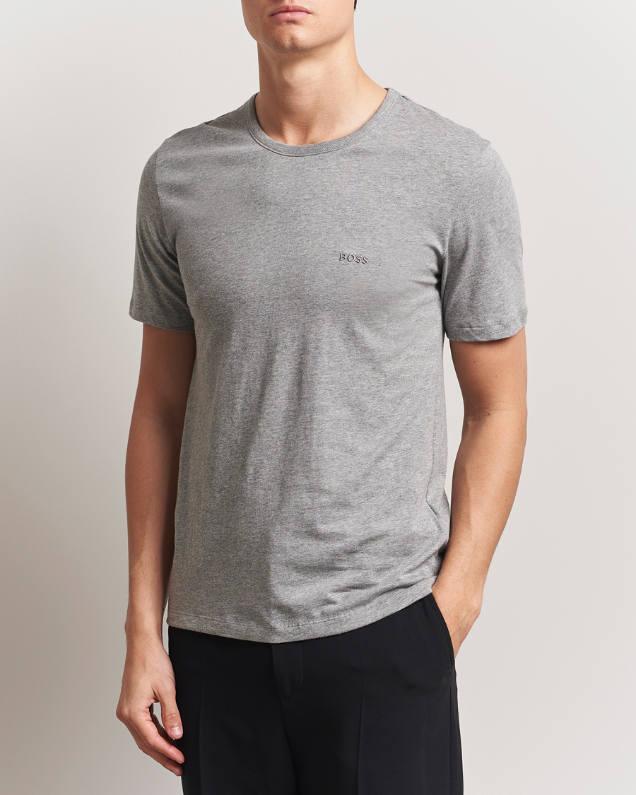 Herren | T-Shirts | BOSS BLACK | 3-Pack Crew Neck T-Shirt White/Grey/Black
