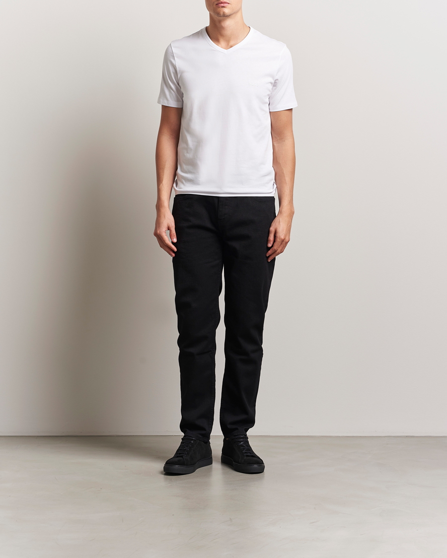 Herren | T-Shirts | BOSS BLACK | 3-Pack V-Neck T-Shirt White
