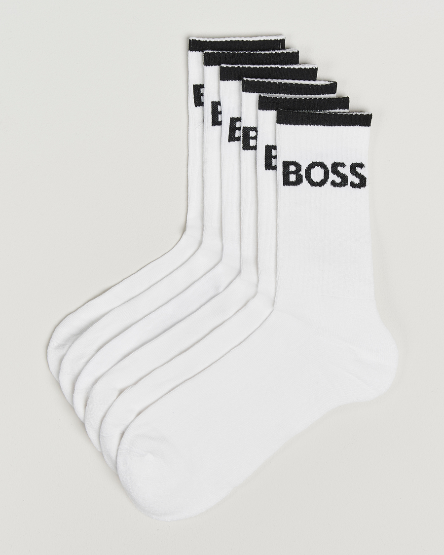 Herren | Unterwäsche | BOSS BLACK | 6-Pack Sport Socks White