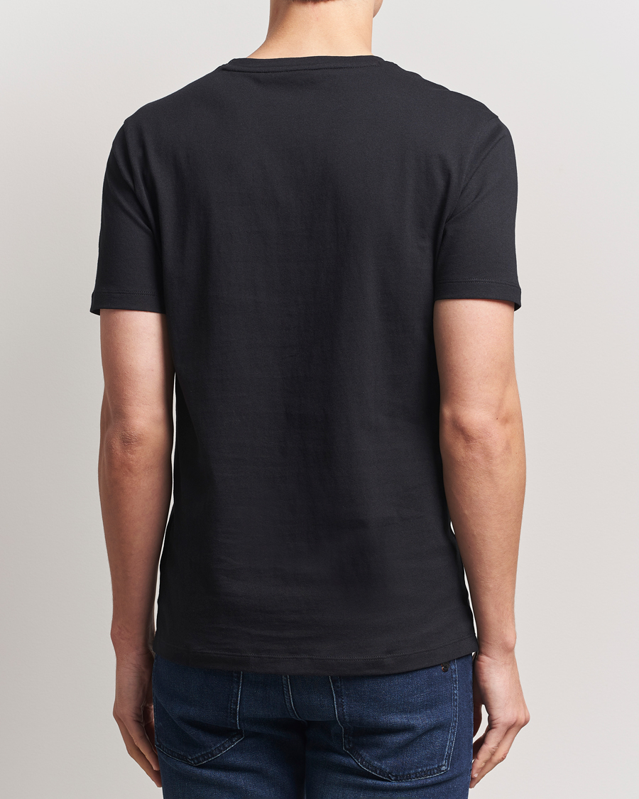 Herren | T-Shirts | BOSS ORANGE | Tales Logo Crew Neck T-Shirt Black