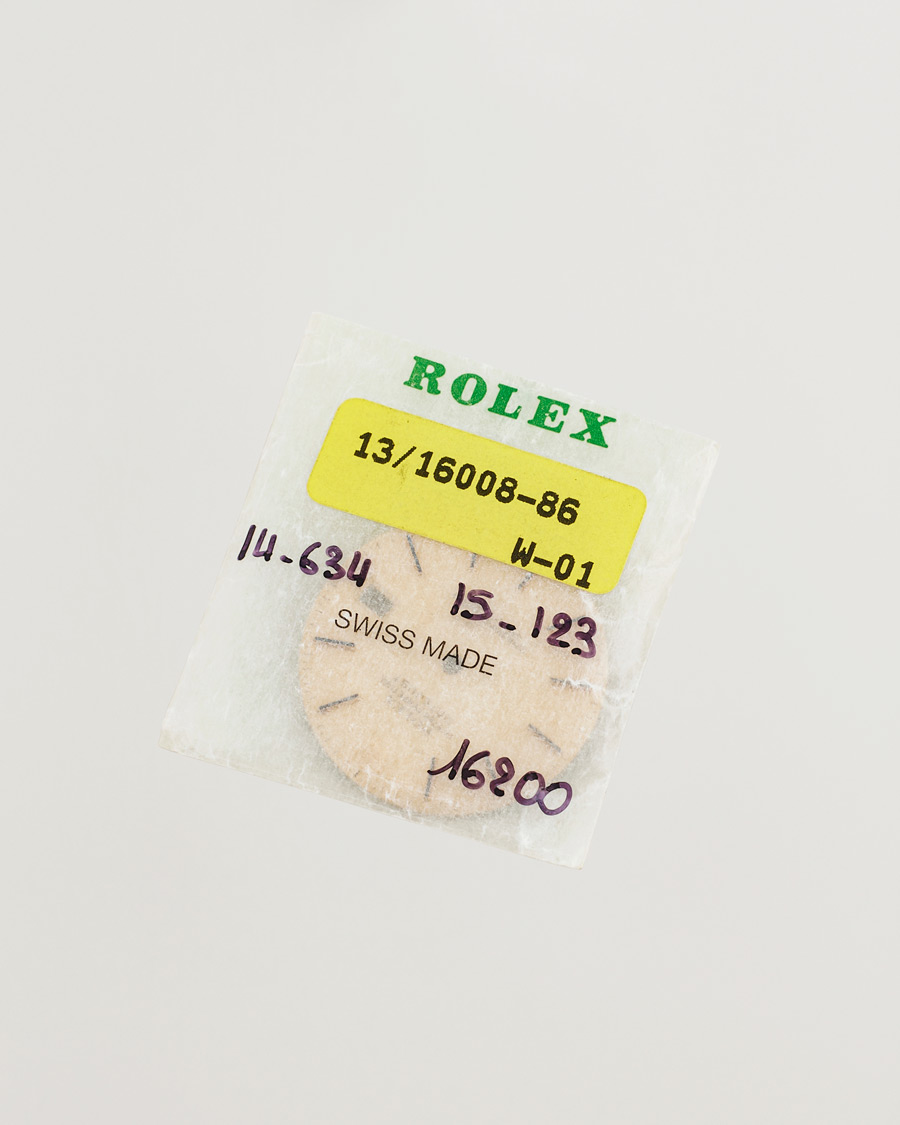 Herren | Pre-owned Zubehör | Rolex Pre-Owned | Rolex Datejust 5 ref Linen Dial