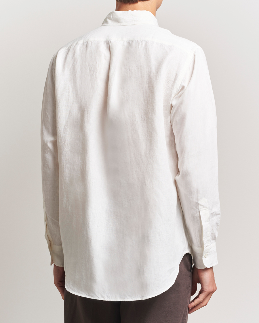 Herren | Hemden | Kamakura Shirts | Linen Ametora Shirt White
