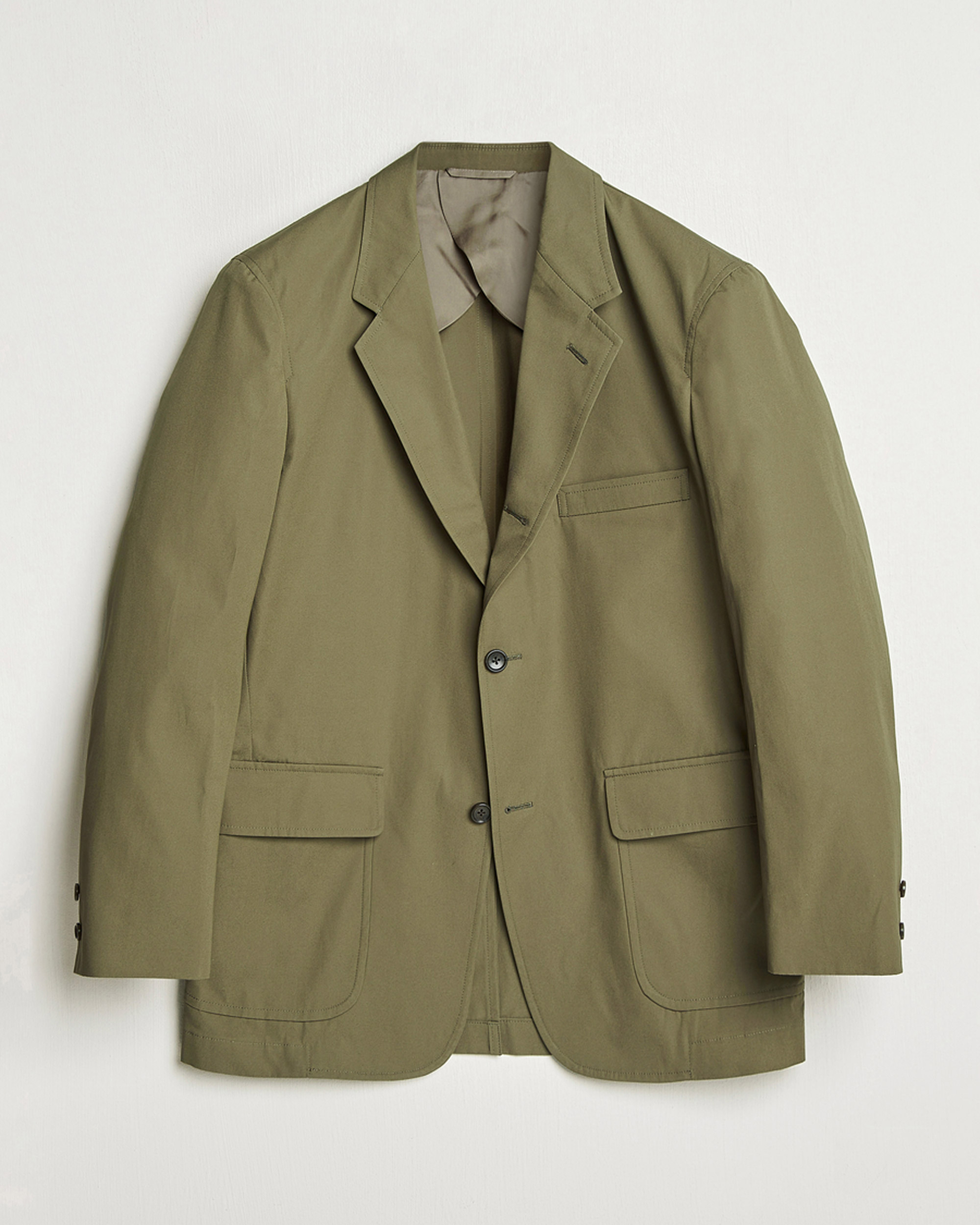 Herren | Sakkos | Kamakura Shirts | Cotton Ivy Jacket Olive