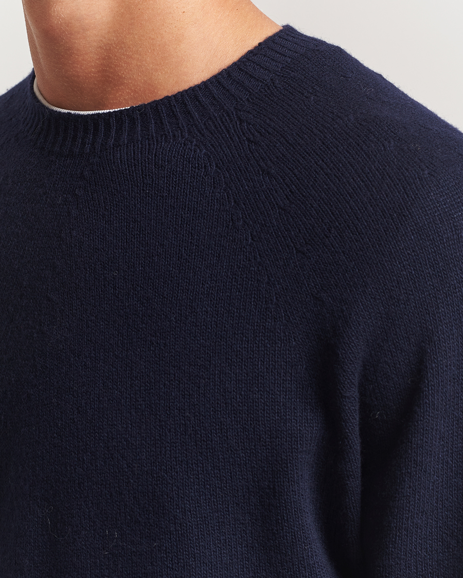 Herren | Pullover | Jil Sander | Wool/Cashmere Round Neck Sweater Navy