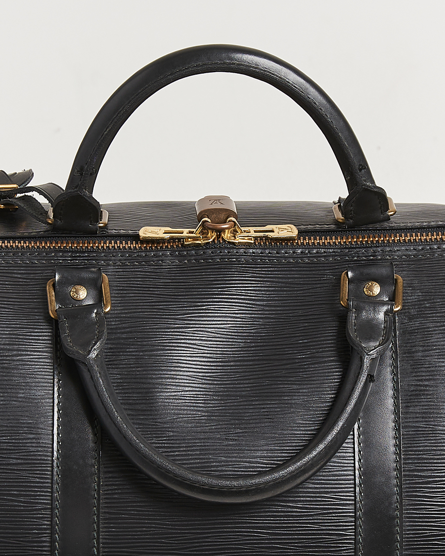 Herren | Louis Vuitton Pre-Owned Keepall 60 Epi Leather Black | Louis Vuitton Pre-Owned | Keepall 60 Epi Leather Black