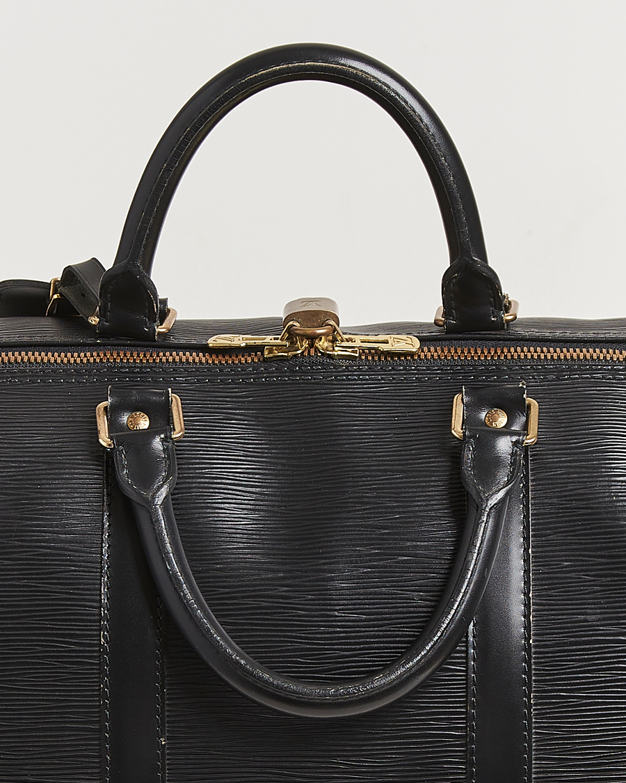 Herren | Louis Vuitton Pre-Owned Keepall 55 Epi Leather Black | Louis Vuitton Pre-Owned | Keepall 55 Epi Leather Black