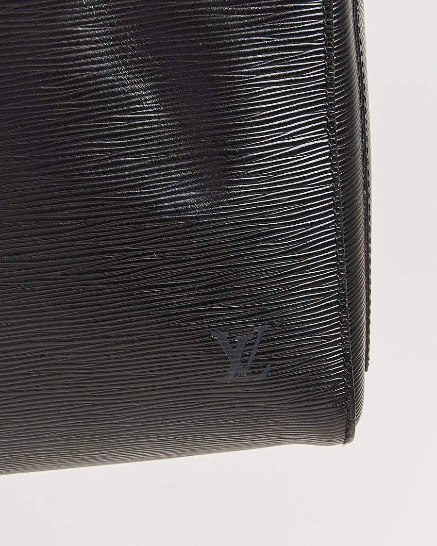 Herren | Louis Vuitton Pre-Owned Keepall 55 Epi Leather Black | Louis Vuitton Pre-Owned | Keepall 55 Epi Leather Black
