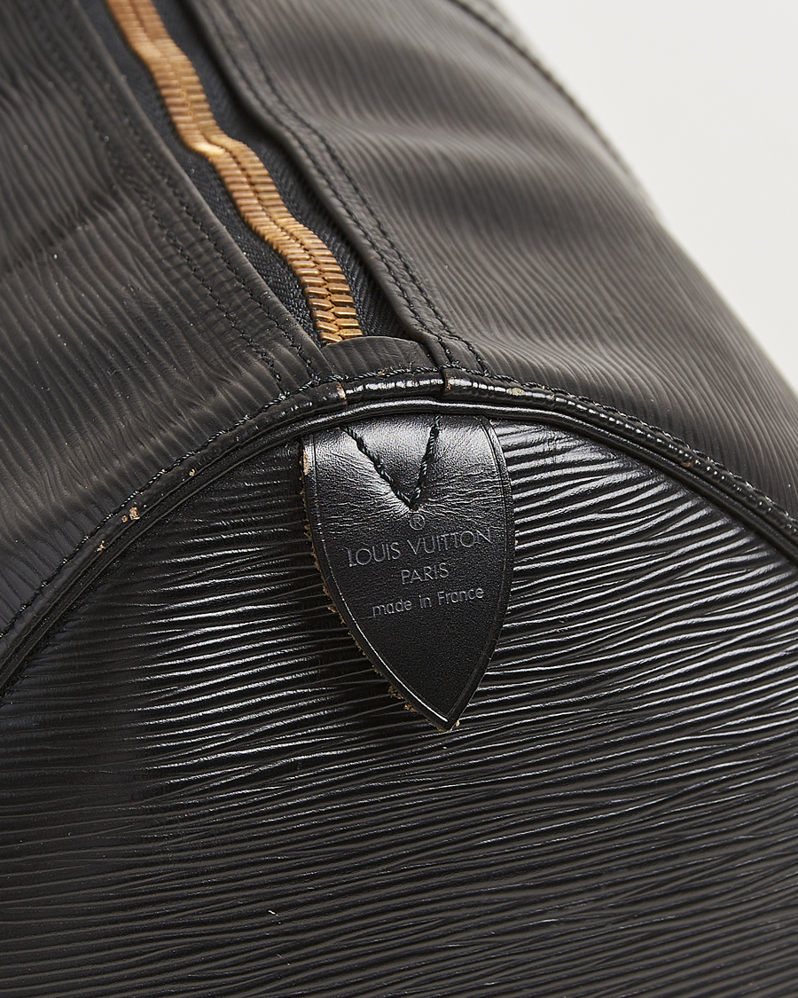 Herren | Louis Vuitton Pre-Owned Keepall 55 Epi Leather Black | Louis Vuitton Pre-Owned | Keepall 55 Epi Leather Black