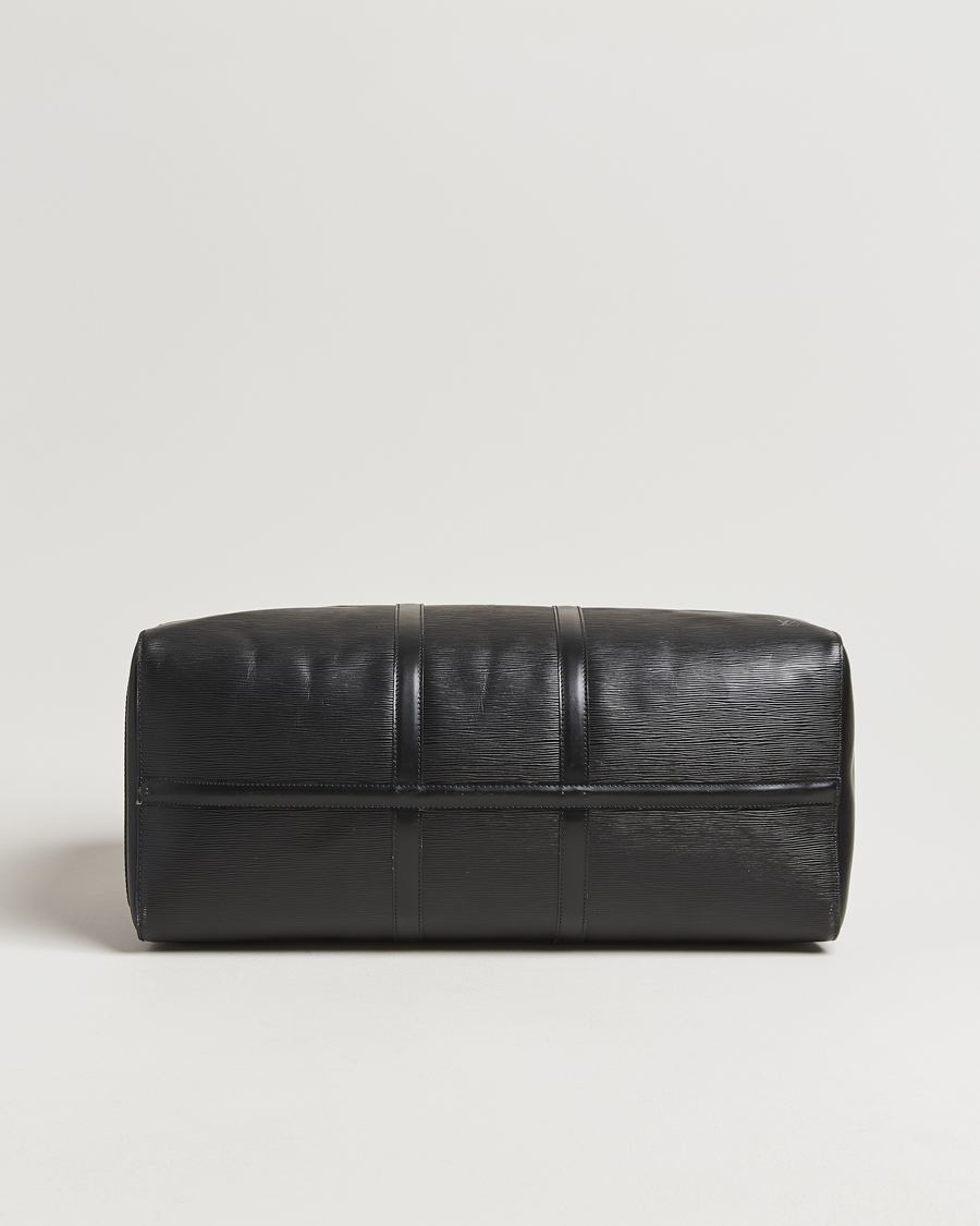 Herren | Louis Vuitton Pre-Owned Keepall 55 Epi Leather Black | Louis Vuitton Pre-Owned | Keepall 55 Epi Leather Black