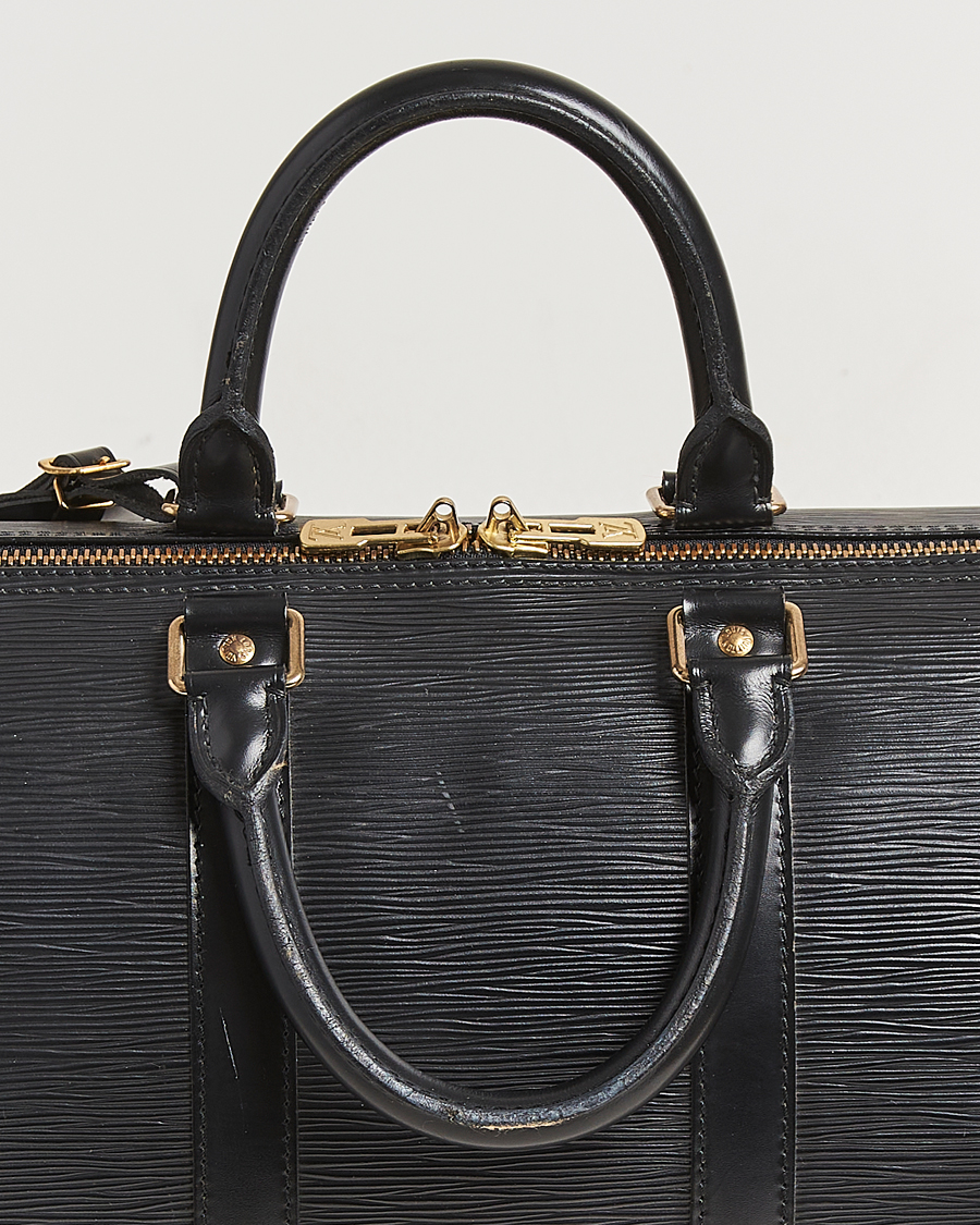 Herren | Louis Vuitton Pre-Owned Keepall 45 Epi Leather Black | Louis Vuitton Pre-Owned | Keepall 45 Epi Leather Black