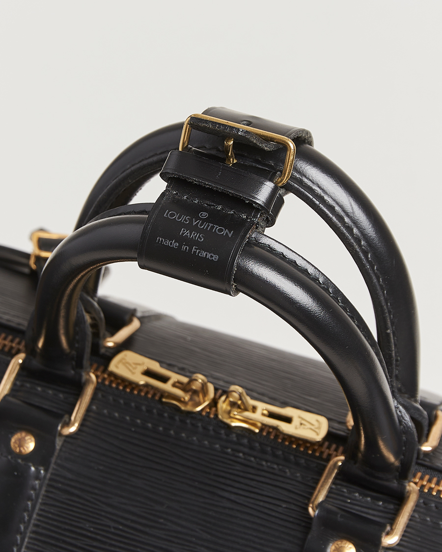 Herren | Louis Vuitton Pre-Owned Keepall 45 Epi Leather Black | Louis Vuitton Pre-Owned | Keepall 45 Epi Leather Black