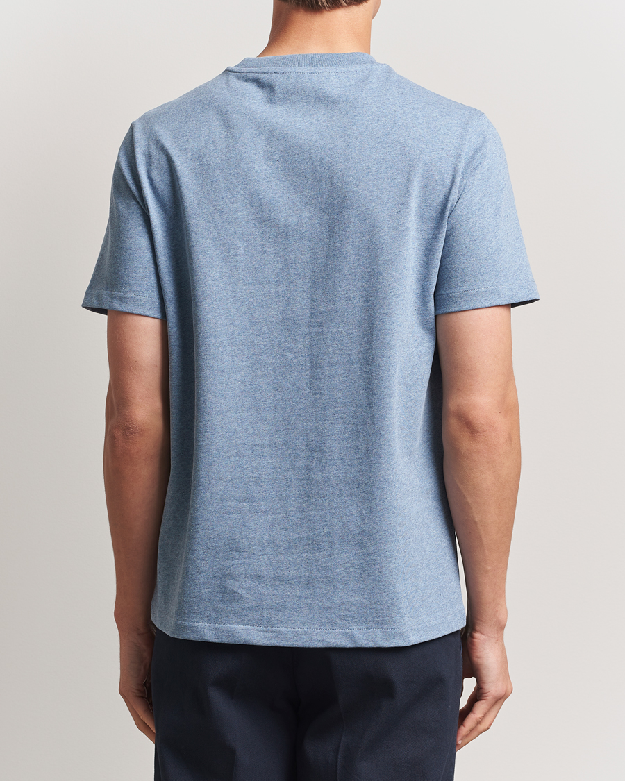 Herren | T-Shirts | A.P.C. | Rue Madame T-Shirt Blue Melange/Navy