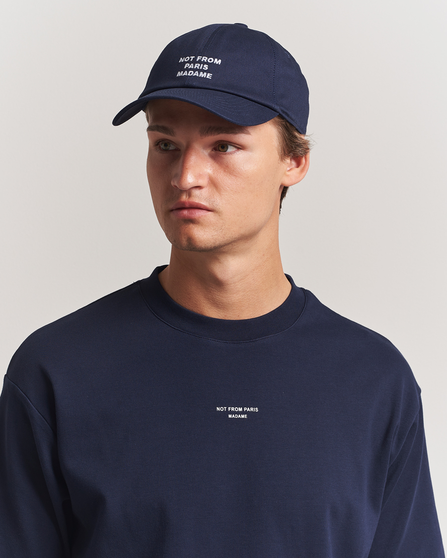 Herren | Hüte & Mützen | Drôle de Monsieur | Slogan Baseball Navy