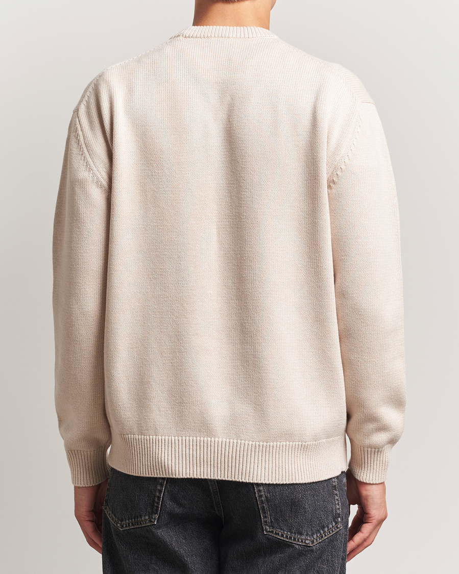 Herren | Pullover | Drôle de Monsieur | Plateau Knitted Sweater Natural Beige
