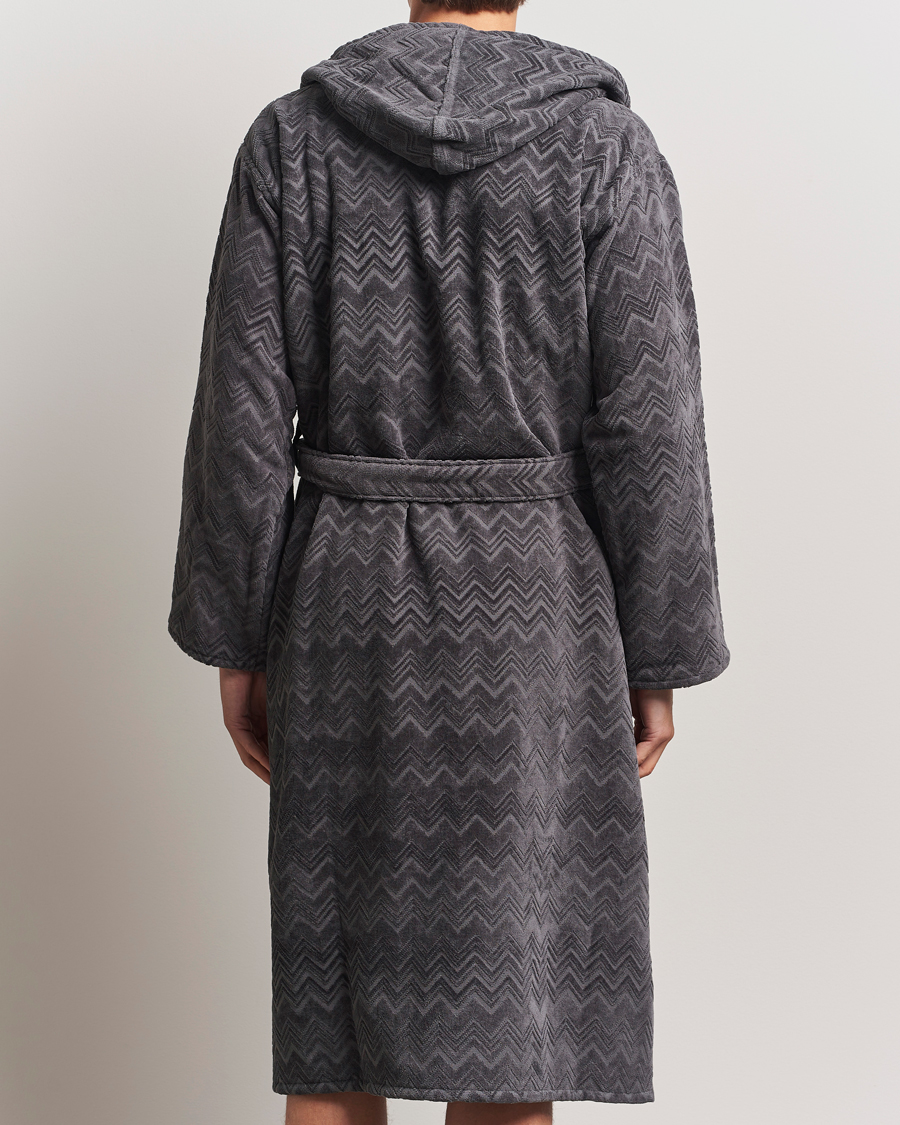 Herren | Missoni Home Chalk Bathrobe Anthracite Grey | Missoni Home | Chalk Bathrobe Anthracite Grey