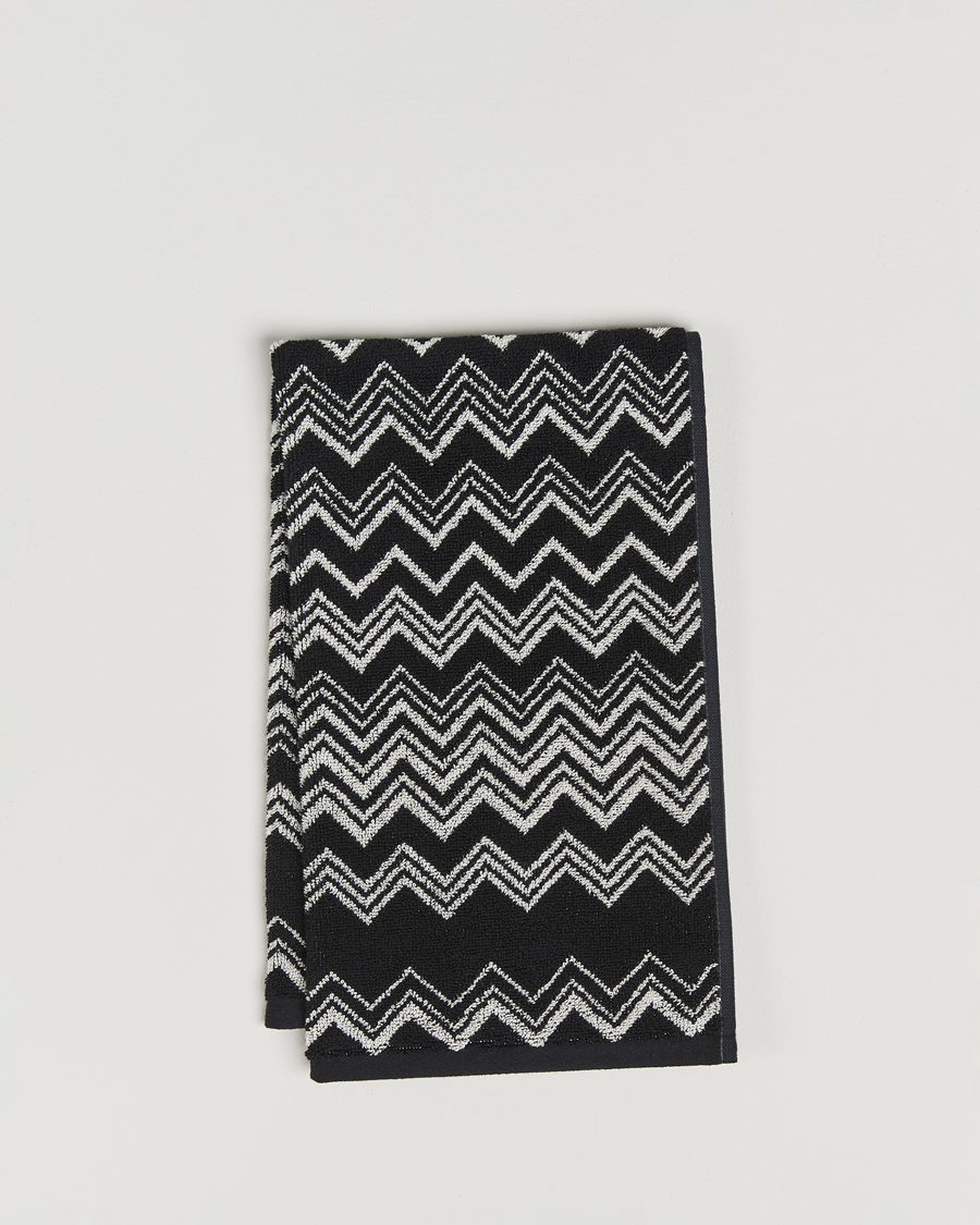 Herren | Textilien | Missoni Home | Keith Hand Towel 70x40cm Black/White