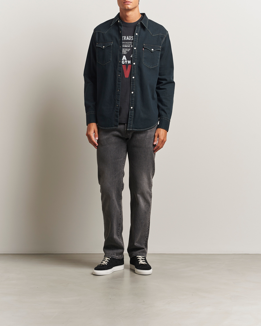 Herren | Hemden | Levi's | Barstow Western Standard Shirt Washed Black