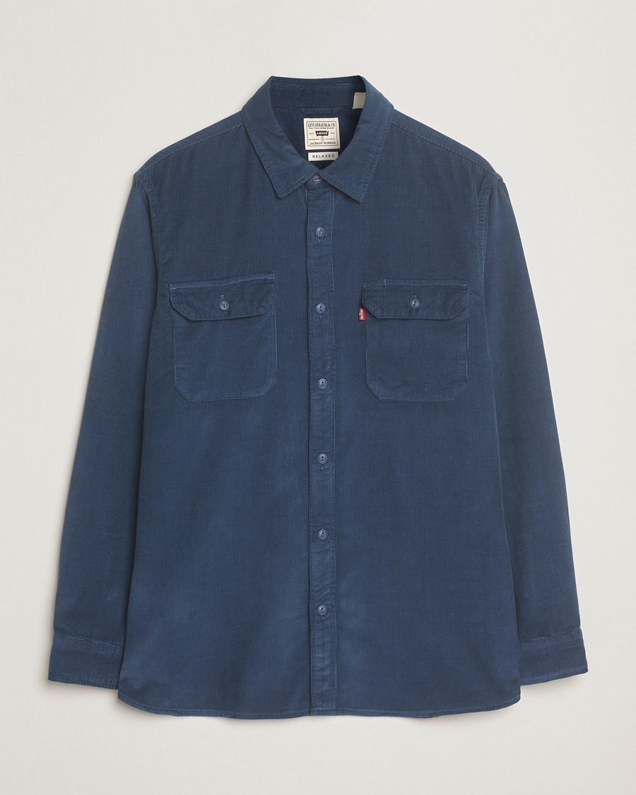 Herren | Hemden | Levi's | Jackson Corduroy Worker Shirt Zodiac Blue