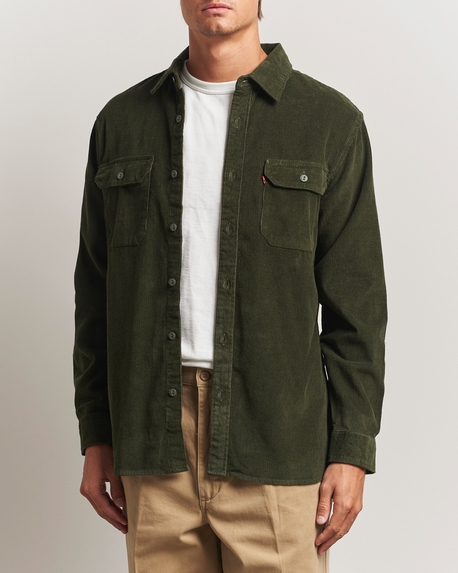 Herren | Hemden | Levi's | Jackson Corduroy Worker Shirt Dark Green