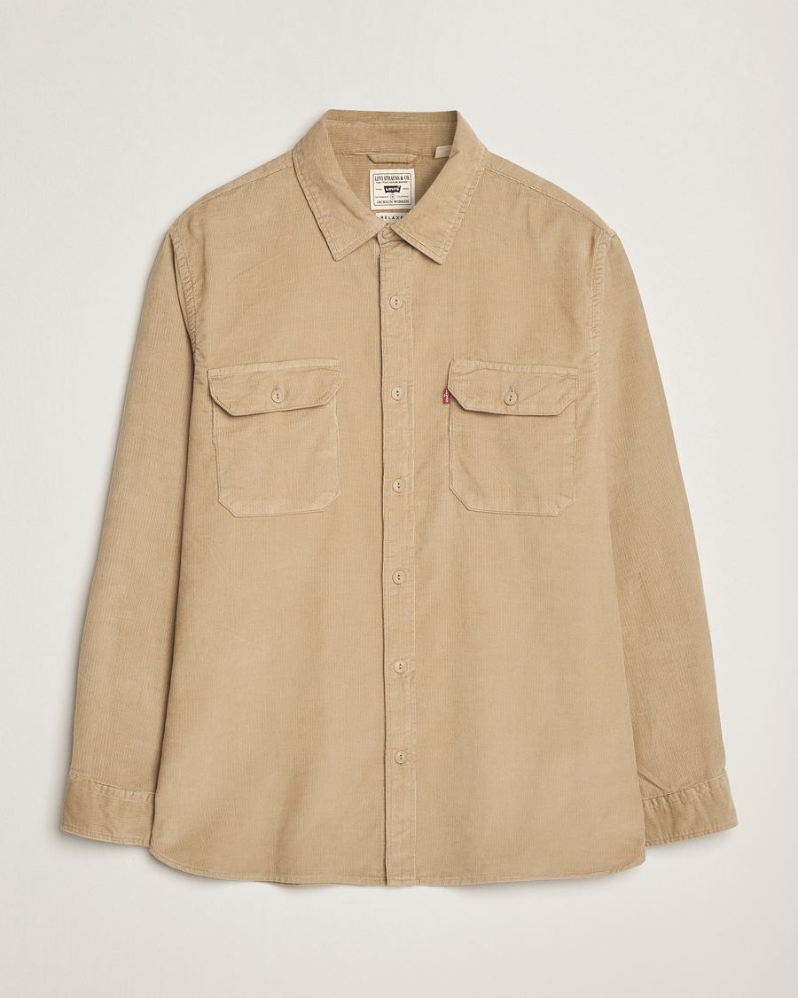 Herren | Hemden | Levi's | Jackson Corduroy Worker Shirt Beige