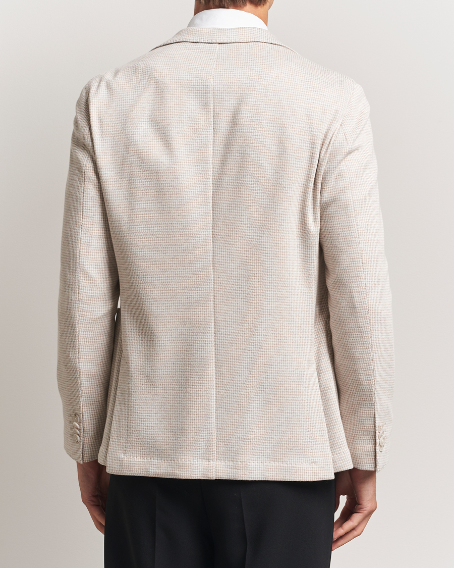 Herren | Sakkos | BOSS BLACK | Hanry Cotton Pepita Blazer Medium Beige