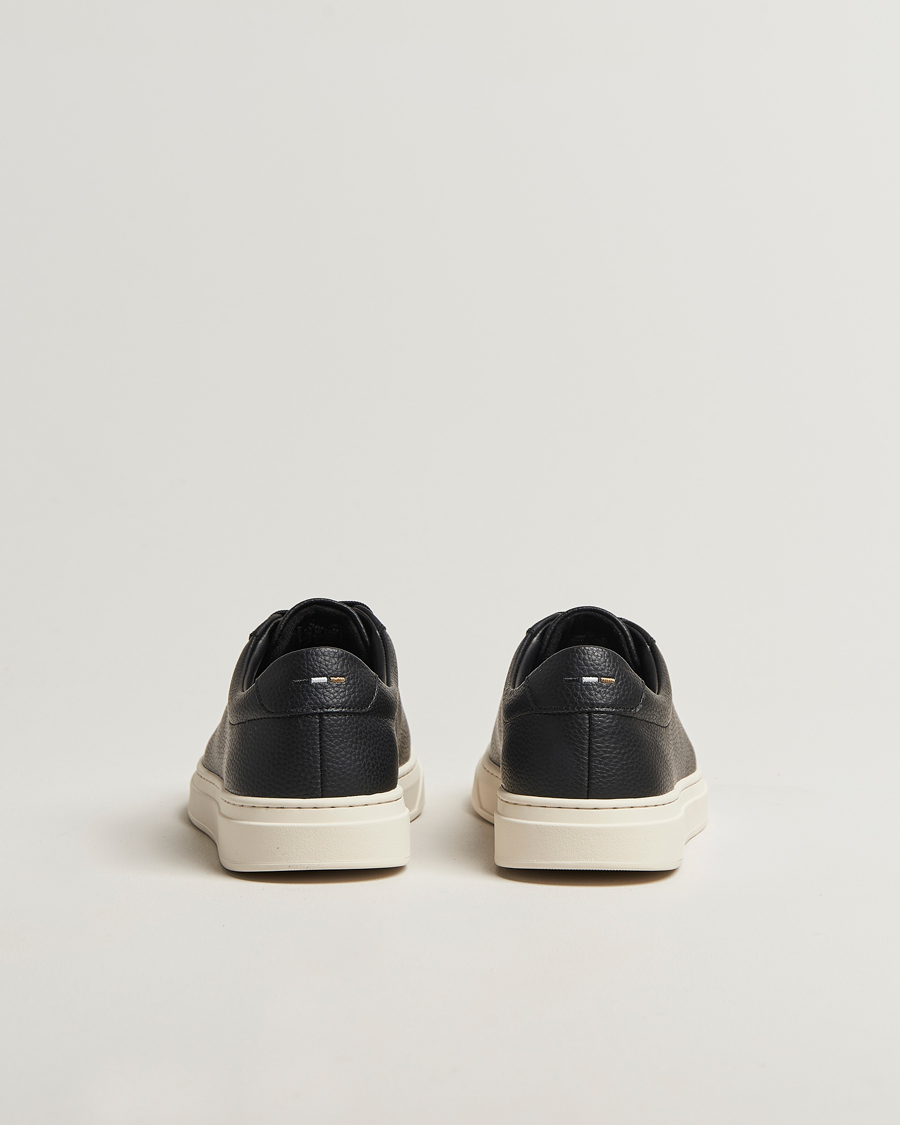 Herren | BOSS BLACK Kieran Grained Leather Sneaker Black | BOSS BLACK | Kieran Grained Leather Sneaker Black