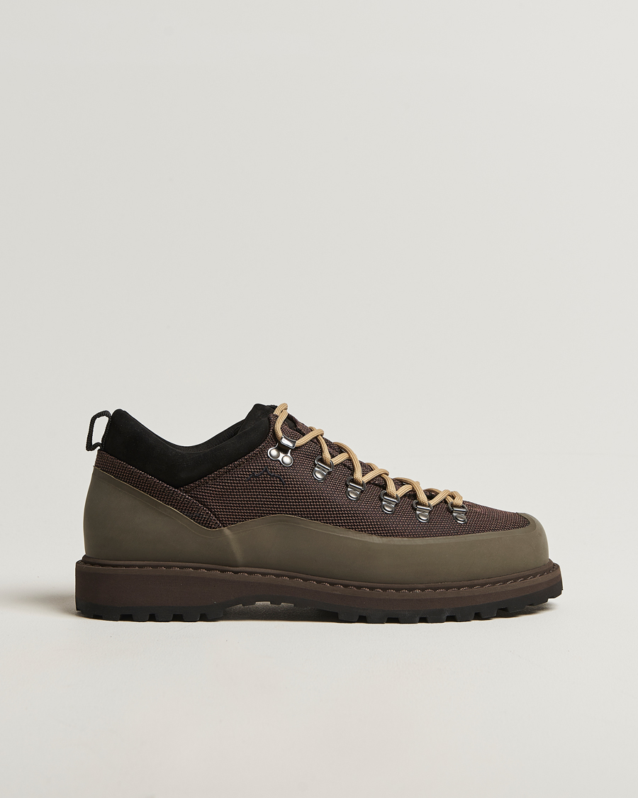 Herren | Boots | Diemme | Roccia Basso Sport Low Boot Brown Fabric