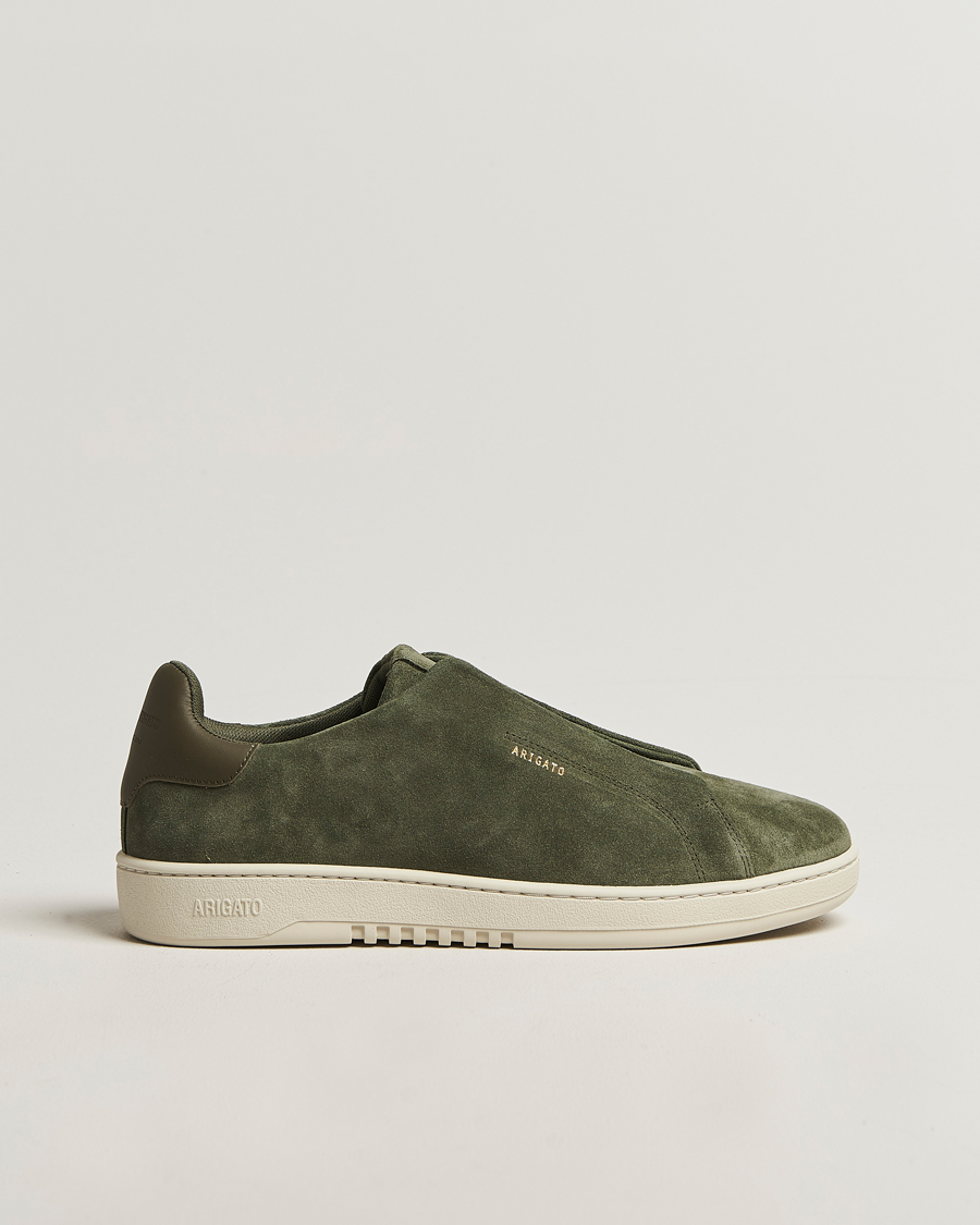 Herren | Sneaker | Axel Arigato | Dice Laceless Suede Sneaker Dark Green