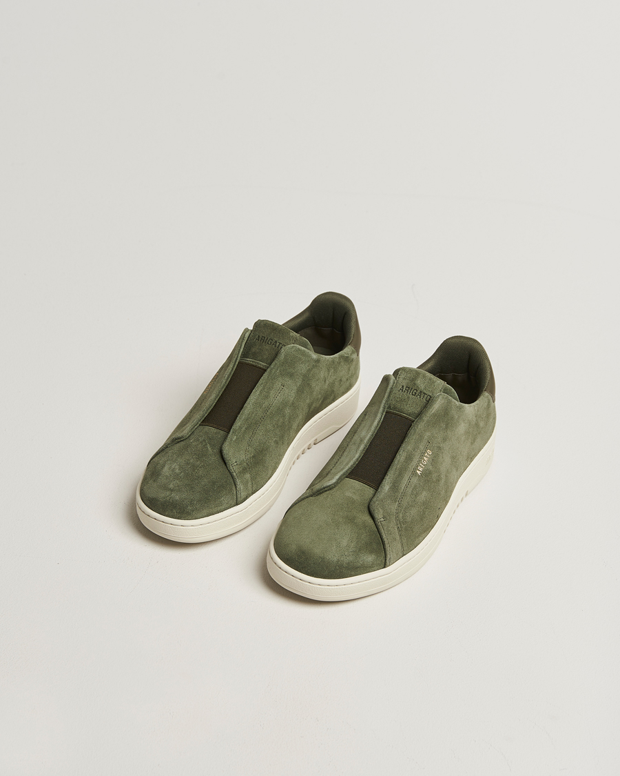 Herren | Sneaker | Axel Arigato | Dice Laceless Suede Sneaker Dark Green