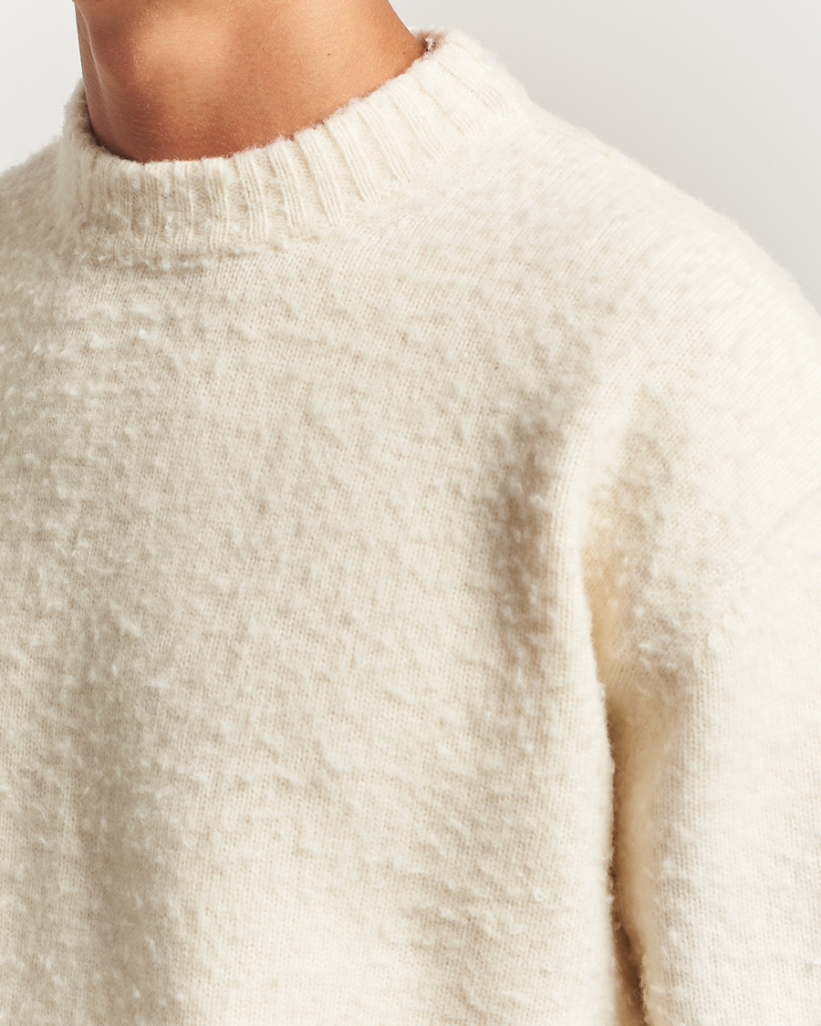 Herren | Pullover | Axel Arigato | Miles Bouclé Knitted Sweater Off White