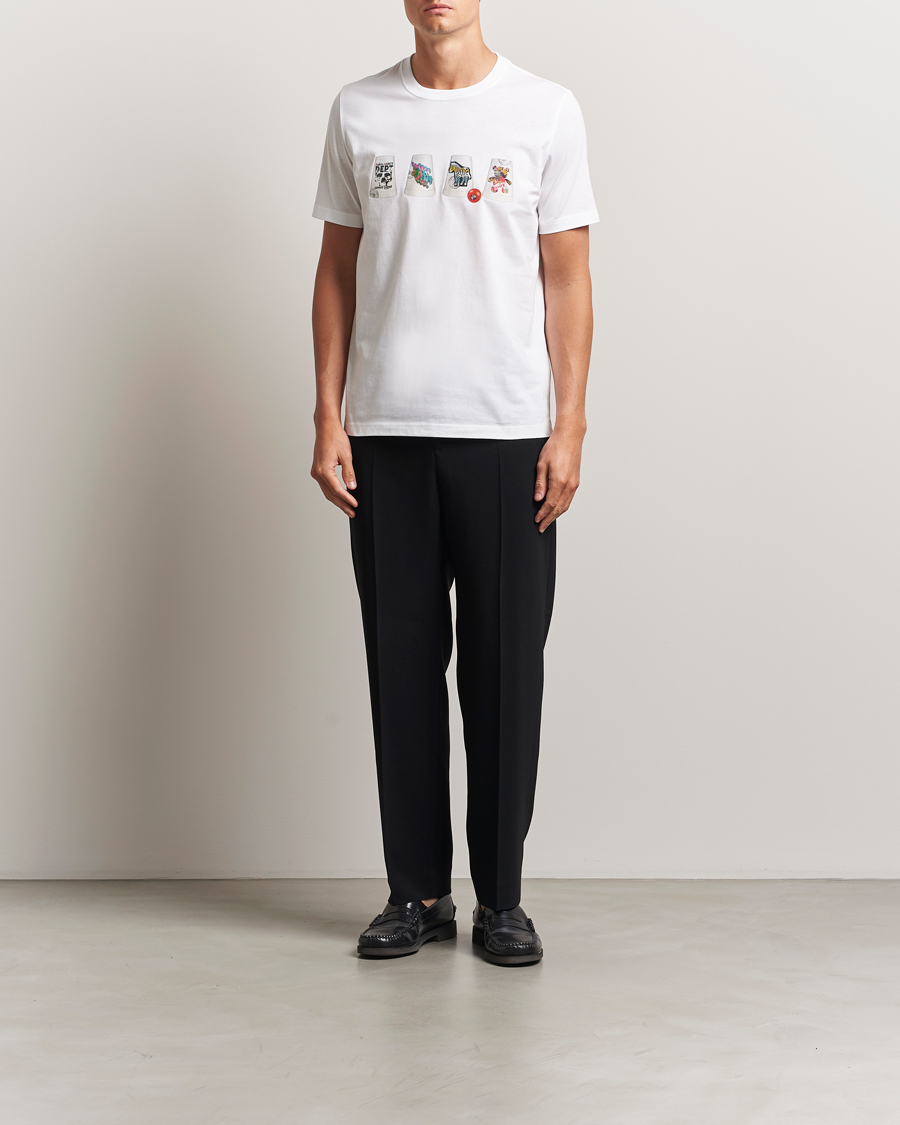Herren | T-Shirts | PS Paul Smith | Cups Crew Neck T-Shirt White
