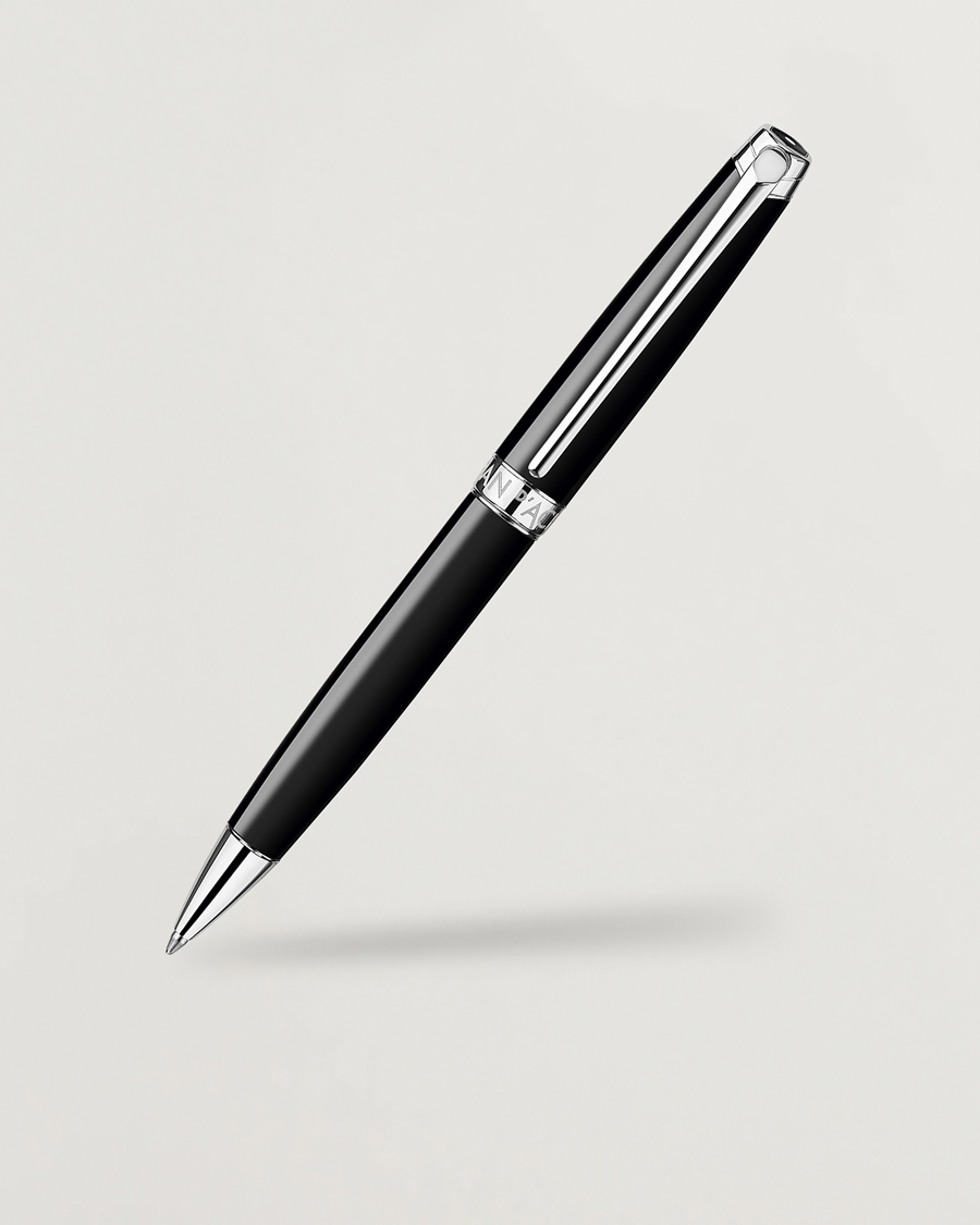 Herren | Stifte | Caran d'Ache | Caran d' Ache Léman Ballpoint Pen Ebony Black/Silver Plated