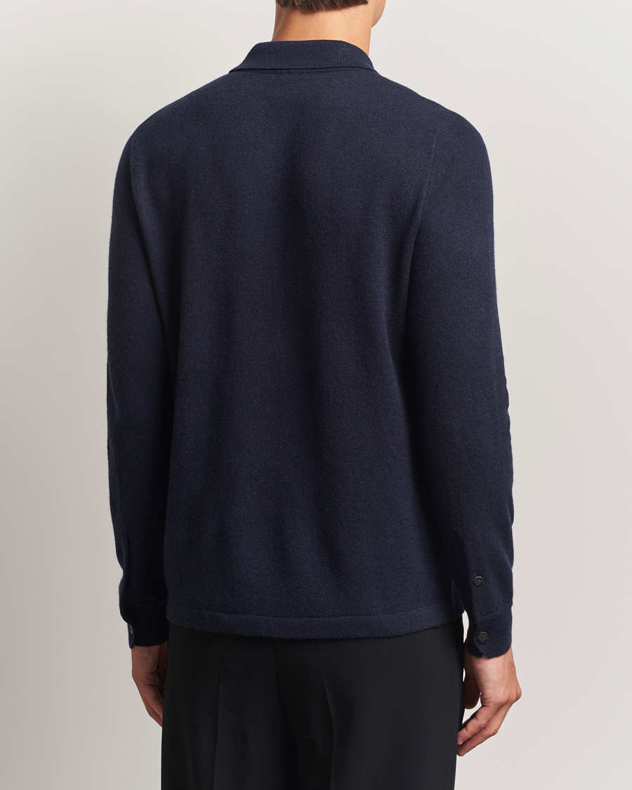 Herren | Pullover | Brioni | Cashmere Shirt Cardigan Navy