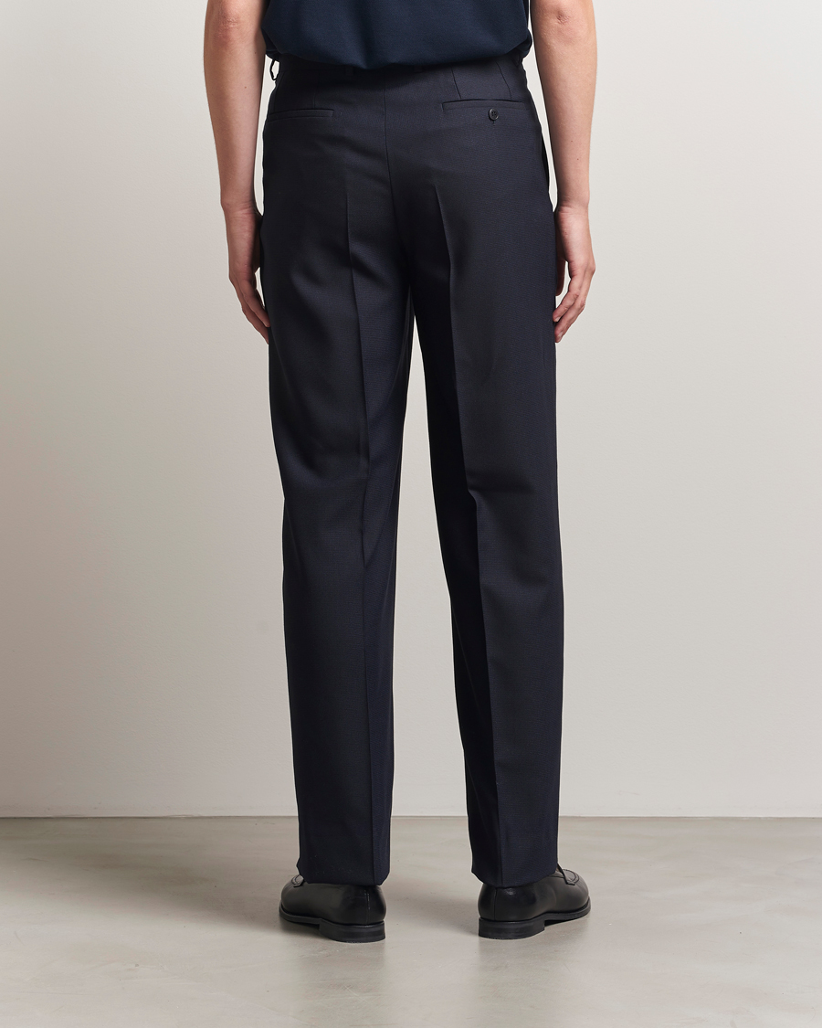 Herren | Hosen | Brioni | Capri Wool Trousers Navy
