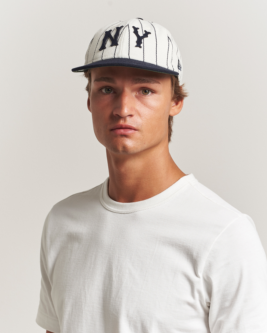 Herren | Hüte & Mützen | New Era | Retro Crown 9Fifty Melton Wool Cap New York Yankees Stripe