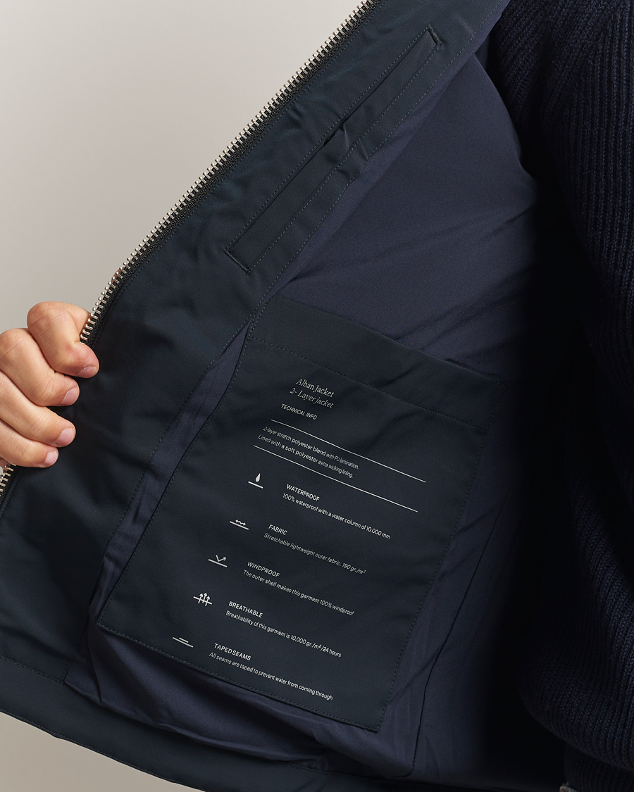 Herren | Jacken | NN07 | Alban Bomber Jacket Navy Blue