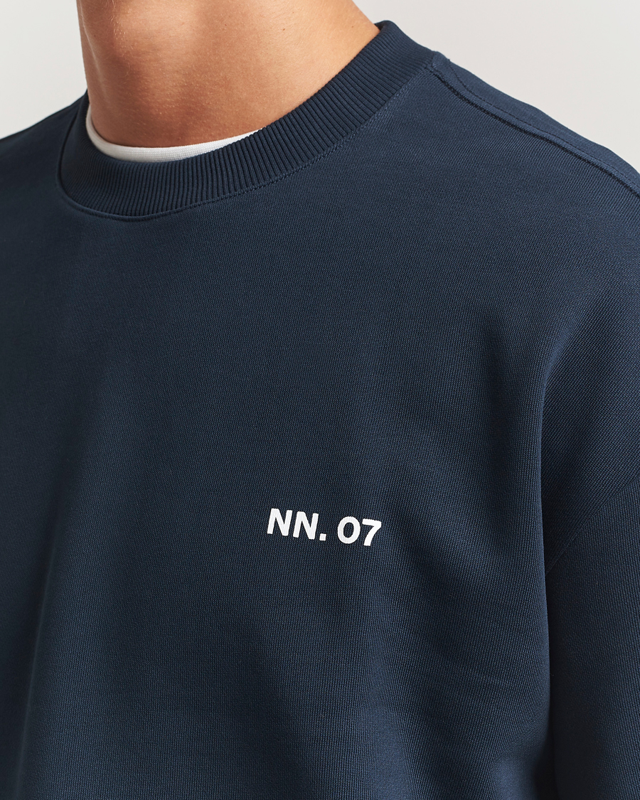 Herren | Pullover | NN07 | Dagon Crew Neck Sweatshirt Navy
